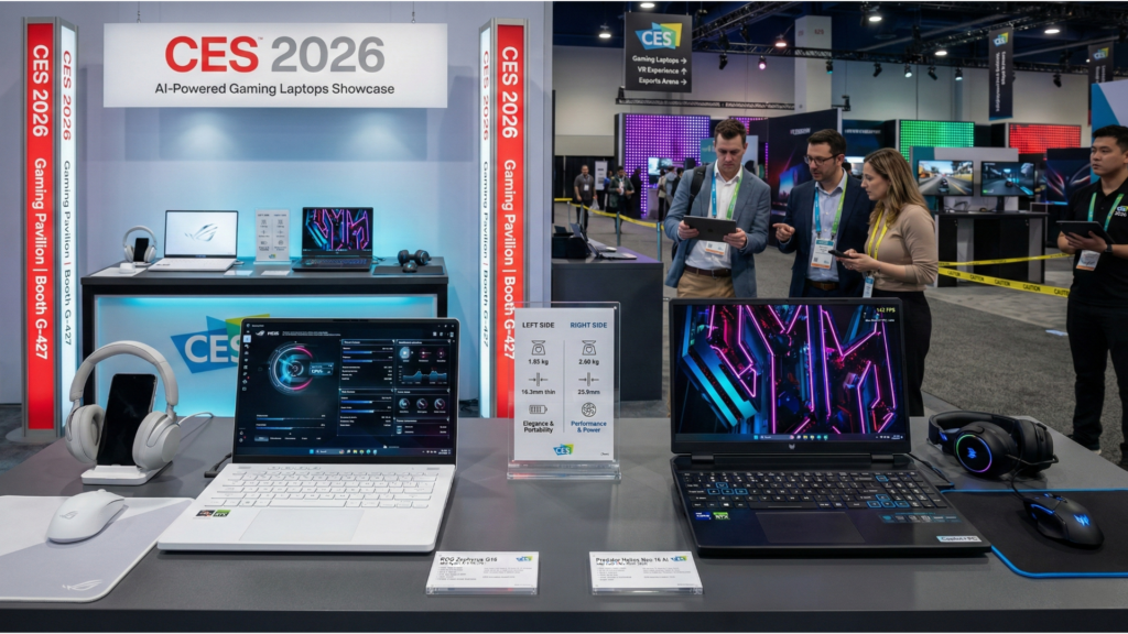 Representação visual da nova arquitetura de valor dos AI PCs apresentados na CES 2026 com integração de NPU