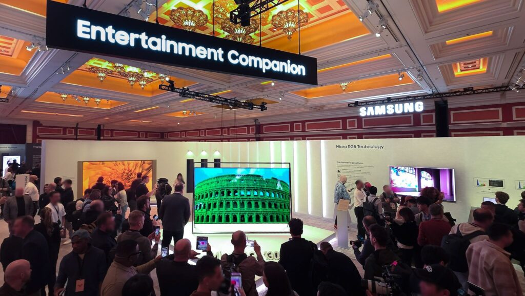 Visão geral da CES 2026 destacando a inteligência artificial como
infraestrutura em todo o ecossistema tecnológico.